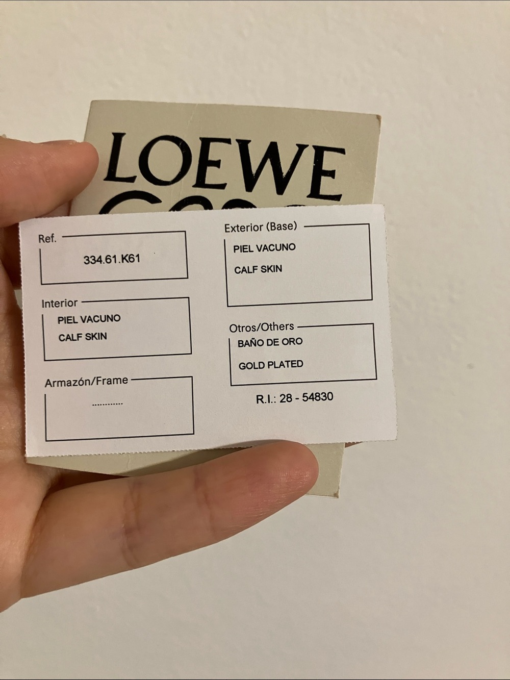 Loewe White Leather Hammock Bag - Picture 5 of 9